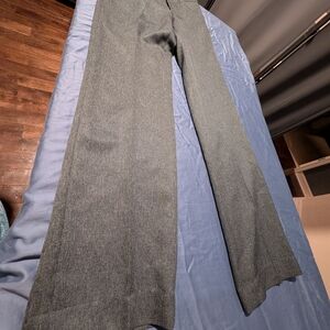 Elegant Men's Charcoal Dress Pants Vintage Circle S